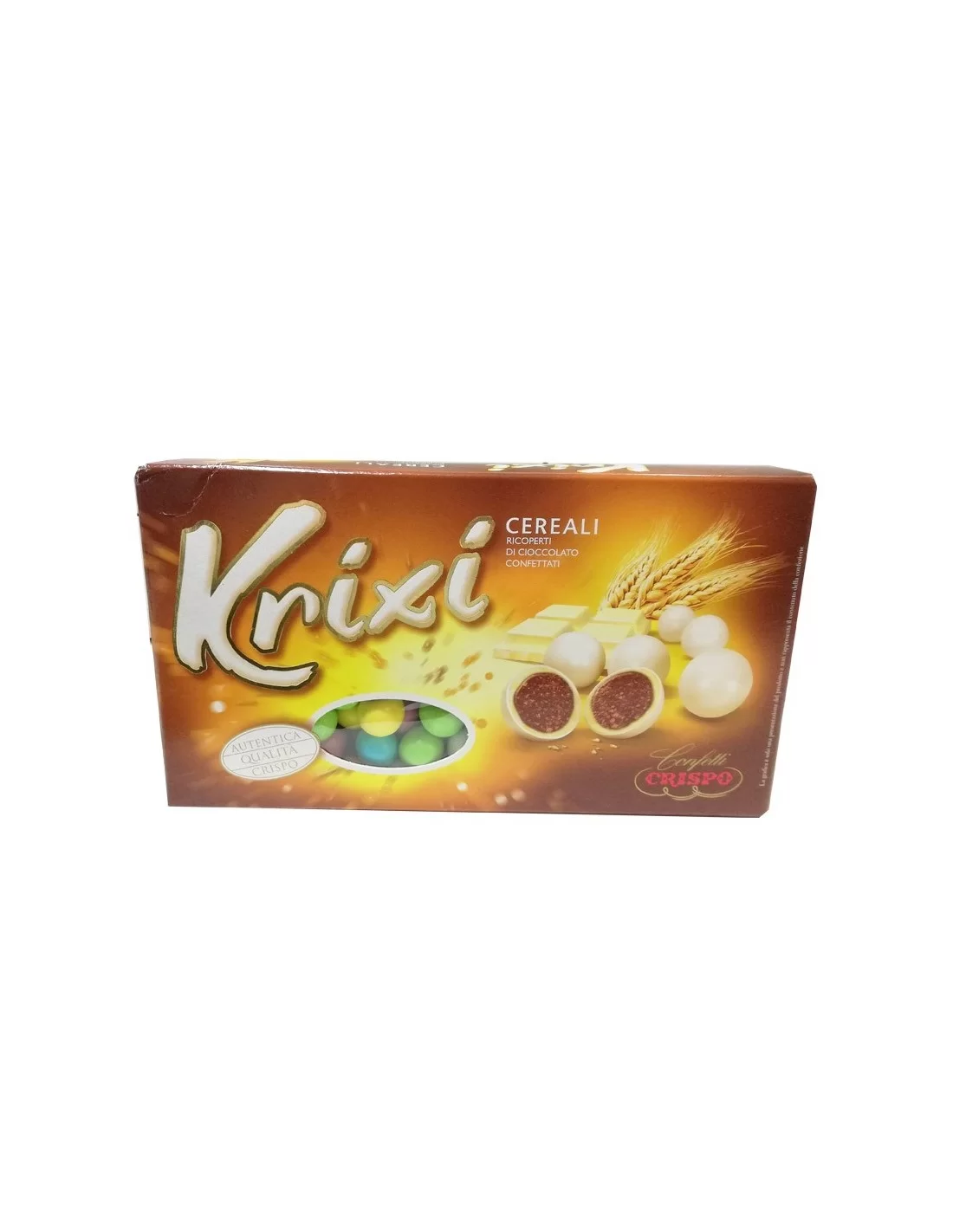 Confetti Crispo - Krixi - Cereali Ricoperti Cioccolato Bianco - Colorati -  900 gr - Crispo 
